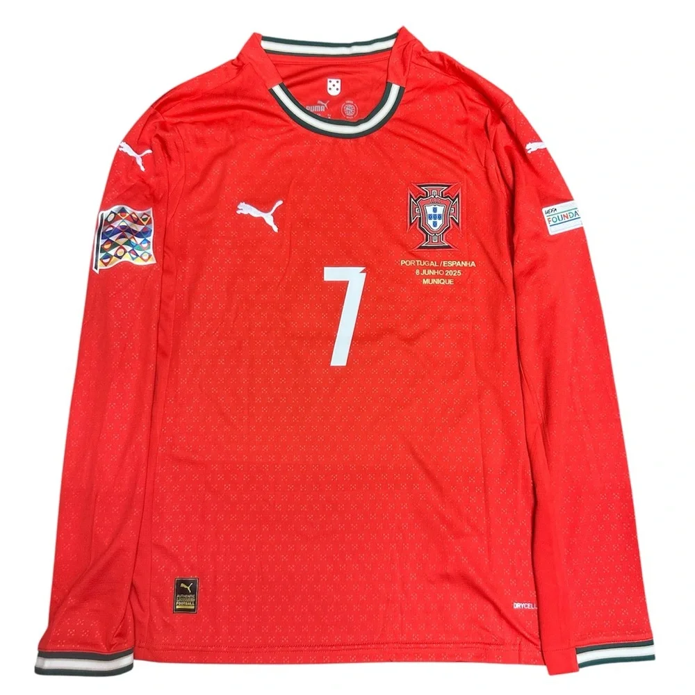 2025 nations league final Portugal kit. Cristiano Ronaldo soccer football jersey